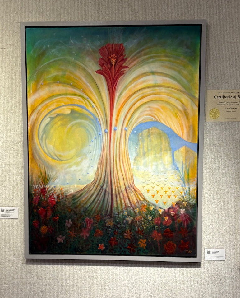 Original and authentic surrealist oil painting
